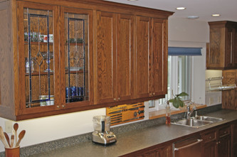 cabinets with glass doors