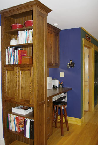 cookbook shelves