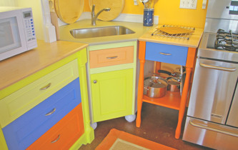 colourful drawers