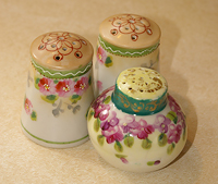 antique salt & pepper shakers
