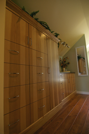 built-in hickory dresser