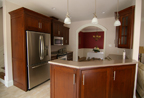 hardwood custom kitchen