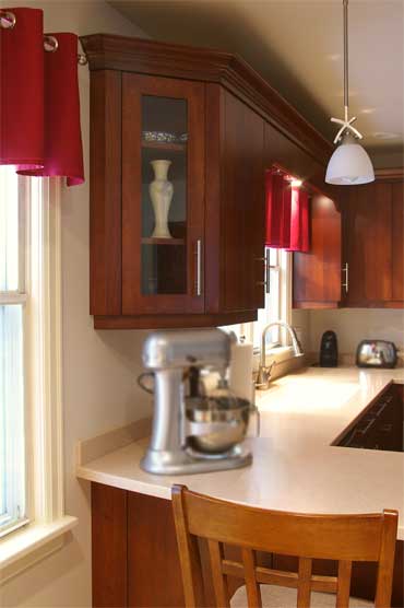 contemporary hardwood cabinets