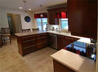 beautiful hardwood cabinetry