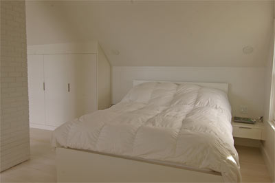 modern master bedroom