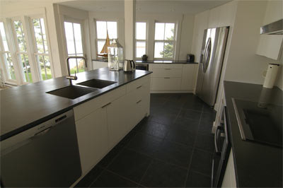 beautiful painted kitchen