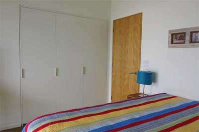 built-in bedroom closet