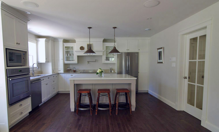 painted kitchen
