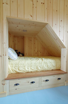 built-in bed