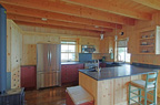 pine cabinetry throughout house