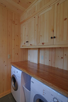 pine laundry room