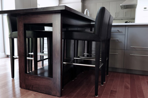 custom hardwood table