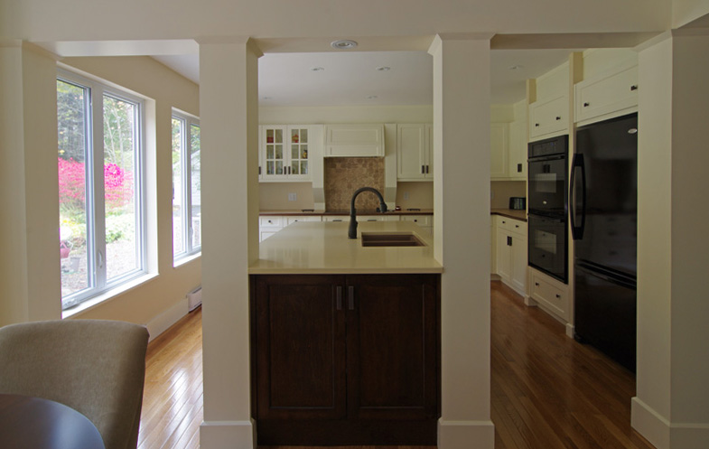 kitchen with island