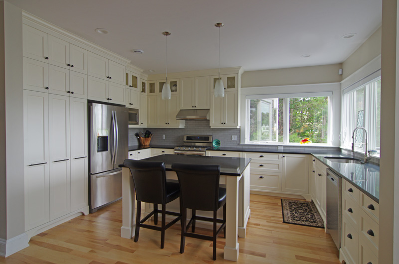 Modern white kitchen