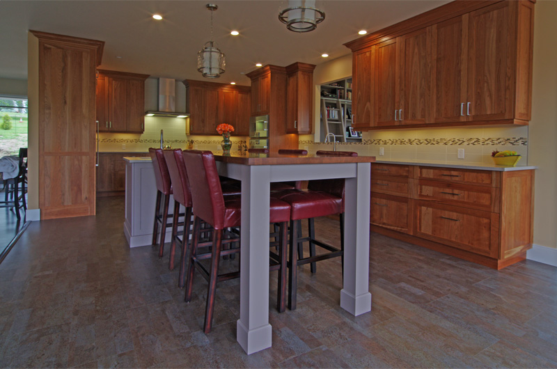solid cherry kitchen