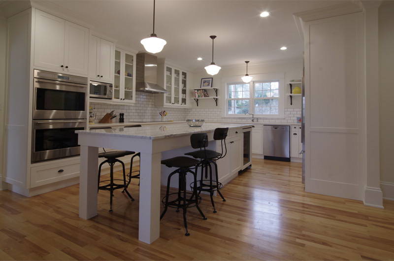 big kitchen - custom, white